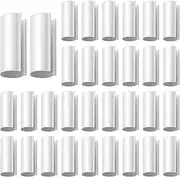 32 Piece Clamp, 20mm Clamp for 1/2 Inch PVC Pipe, Clamp for PVC Pipe Greenhouses, Light Grip ABS Snap Clamp, for Row Covers, Shelters, Bird Protection,2.4 Inches White (for 1/2 Inch PVC Pipe)