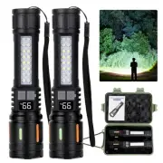 Rechargeable Flashlights High Lumens 2 Pack, 990,000 Lumens Super Bright Led ...