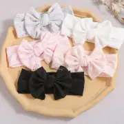 Big Bowknot Baby Headband Hair Accessories Wide Bow Newborns Hairband Handmade |