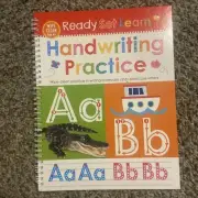 Ready Set Learn “HANDWRITING Practice” Wipe Clean Workbook For Kids Ages 4+ NEW