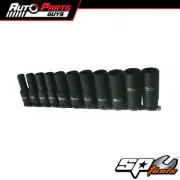 SP Tools 1/2"Dr Deep Impact Socket Rail Set - 6pt Metric - 11pc | SP20360