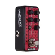 Mooer Phoenix Digital Dual Channels Preamp Guitar Bass Effect Pedal 3-band EQ