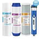 4 Stage 50 GPD RO Membrane Carbon Sediment Reverse Osmosis Drinking Water Filter