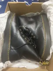 Dr Doc Martens Zavala AirWalk Men 7/ Women 8 Black Combat Boots