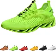 [IAEXUOQC] Men's Sports Shoes, Men's Height-Increasing Shoes, Men's Walking Shoes, Lightweight Running Training Shoes Green