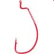 Gamakatsu 74313 3/0 5Ct Ewg Red Super Line Worm Hook