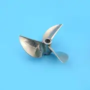 QONXIX 3-Blade Propeller, for Methanol Racing Speed Boat 6717/7016/7214 Propeller Dia 67/70/72mm Copper RC Boat Propellers (Color : 6717)