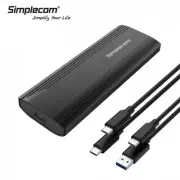 Simplecom USB 3.2 10Gbps To M.2 NVMe SSD External Enclosure Storage Case Box
