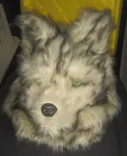 NEW Mouth Movers WOLF Plush Costume Mask Prop Animae Cosplay