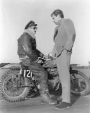 Steve McQueen Robert Wagner during the filming of the film The- 1960s Old Photo