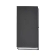 PDL 12V LED Exterior Surface Mounted Rectangular Up/Down Pillar Wall Light 6W 3000K Black IP65 - PDLUDRECTBLK