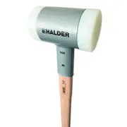 HALDER 3.8kg Sledge Dead Blow Hammer Nylon Tips Hickory Handle 3366.0S5