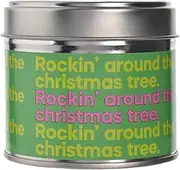 Say It with Songs Christmas Candle - Rockin' Around The Christmas Tree - Brenda Lee - Scan QR Code and Play on Spotify, YouTube & More - Seasonal Xmas Gifting Present.