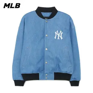 【MLB】牛仔丹寧夾克 棒球外套 紐約洋基隊(3ADKR0134-50INS)