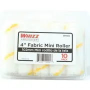 Whizz Gold Stripe 4 In. x 1/2 In. Mini Fabric Roller Cover (10-Pack) 99000 Whizz