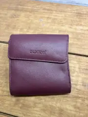 Vintage Button Accordion Wallet Burgundy NEW