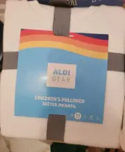 Aldi Gear Children’s Kid’s Crewneck XS 4-5 2025 NWT