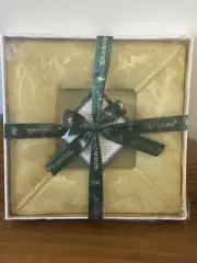 WATERFORD LINEN Jacquard Floral Print Fabric Covered Square Photo Frame, New