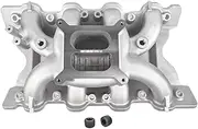 AP03 Oval Port Intake Manifold Air-Gap Dual Plane Aluminum ，Compatible With Small Block Ford 351C with 2V Heads 7564