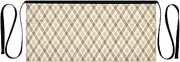 [Joitme] Chic Diamond Beige Aprons for Men with Pockets, Waitress Apron for Women, Short Apron, Grill Apron, Chic Diamond Beige