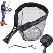 Fishing Landing Net with Handle - Fishing Landing Net | Fishing Casting Net Transport Accessories for Fly Bass Trout Catfish Salmon Kayak