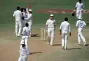 England batsman Alec Stewart is out LBW to Manoj Prabhakar fo- Old Cricket Photo