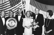 Tennis players and Wimbledon champions, Boris Becker and Martina - Old Photo