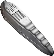MAGICLULU Manual Garlic Press Crusher Grips Stainless Hand Garlic Press Garlic Rocker Kitchen Garlic Squeezer Manual Garlic Slicer Garlic Puree Machine Garlic Presser Silver Aluminum Alloy
