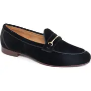 patricia green Chloe Bit Loafer in Black Velvet at Nordstrom, Size 8