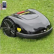 Garden Lawn Mower Robotic Lawn Mower, WiFi App Control, Automatic Charging Automatic Rain Shelter Gyroscope Navigation Garden Grass Cutter Robot for Big Lawn