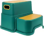 CIMAXIC 2pcs Children Step Stool Non-Slip Foot Stool Set Boys and Girls Safety for Home