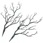 2 Pcs Artificial Pine Branches Faux Greenery Stems Tree for Wall Decor