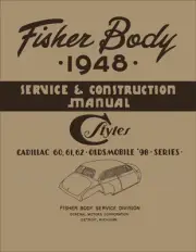 1948-1949 Oldsmobile 98 Fisher Body Repair Manual Olds Shop Service Book