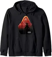 [STAR WARS] Kylo Lightsaber Silhouette Zip Hoodie
