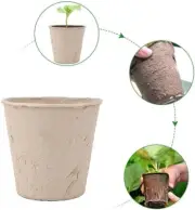 120 Nursery Seedling Pots Starter Biodegradable Paper Pulp Garden Cuttings Seed
