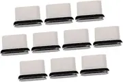 RORPOIR 10pcs USB C Dustproof Plugs Charging Port Protector for Phones Tablets Laptops Durable Type C Dust Cover Caps for Reliable Device Performance