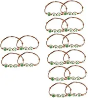 SHERCHPRY 4sets Fashionable String Bead Bracelet for Women Protection Crystal Jewelry Skincare Friendly Material Ideal Present 4pcs*4