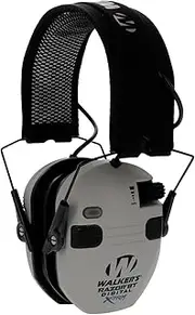 WALKER'S Razor Digital X-TRM Bluetooth Sound-Enhancing Hunting Shooting Ear Protection Electronic Earmuffs with Gel Earpads & Mesh Headband, 2 AAA Batteries Included