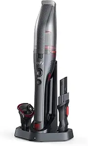 [Eufy] HomeVac H30 Venture, Cordless Car Vacuum, 80 AW, 16kPa, Strong Suction Power, Ultra-Lightweight 1.78lbs, Charging Dock, 20min Runtime, Handheld Vacuum Cleaner