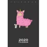 LLAMA UNICORN CALENDAR 2020: LAMA AND ALPACA LOVERS AND FRIENDS