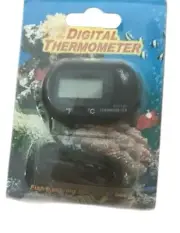 LCD Digital Aquarium Thermometer | Fish Tank Marine Water Probe | FREE SHIP