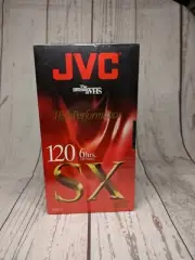 JVC T-120 SX 6 hrs VHS Tape NEW & SEALED VCR Tape
