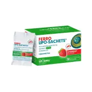 Lipo-Sachets Ferro Oral Liquid Sachets Strawberry 5 gm x 30