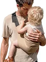 WILDRIDE Hip Seat, Shoulder Strap, Sling, Foldable, Compact, Second Carrier, Baby Sling, One-Handed Hugging, Outing, Travel, Stylish, Support, 44.1 lbs (20 kg), Import, Wildride Basic Collection,