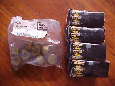 4each Yale 507033500 Forklift Rollers + 8each 504562100 Wear Plugs - OEM - NOS