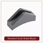 4 x 7¼" Gauge Brake Blocks for 4" - 5" Wheel diameter | PNR-1D | PNP Railways