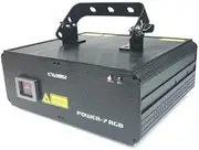CR Laser Power 7 RGB Full Color Laser 1W Sound Auto DMX ILDA 20K Scanner