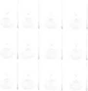 Yardwe 20Pcs Transparent Doll Display Stands Doll Holders for Support Brackets for Dolls for Dollhouse and Miniature Projects