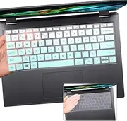 2 PCS Keyboard Cover for 2022 New Aspire 3 A314-23P A314-36P, Aspire 3 Spin 14 A3SP14-31PT 14 Inch Laptop Keyboard Protector Skin-MGreen+Clear