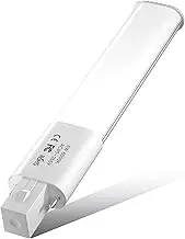 Bonlux 6W LED Bulb Cool White 6000K 180 Degrees 13W Compact Fluorescent Lamp Equivalent Horizontal Plug G23 LED PL Retrofit Lamps (Remove/Bypass The Ballast)